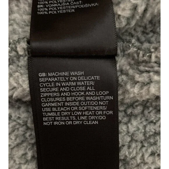 North Face Maggy Sweater Fleece Jacket Size Womens XL Heather Green Full Zip - Picture 7 of 12